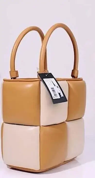 Kate Spade Boxxy Colorblocked Smooth Leather Tote in Bare Multi - Picture 7 of 12